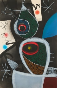 Joan Miro "The Sleepwalker" Etching 1974