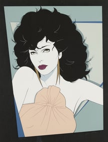 Patrick Nagel "Joan Collins" Serigraph Print
