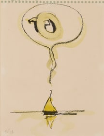 Claes Oldenburg "Sailboat Thinking of Q" Print