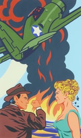 Kevin T. Kelly "Dead in the Water" Painting 2000