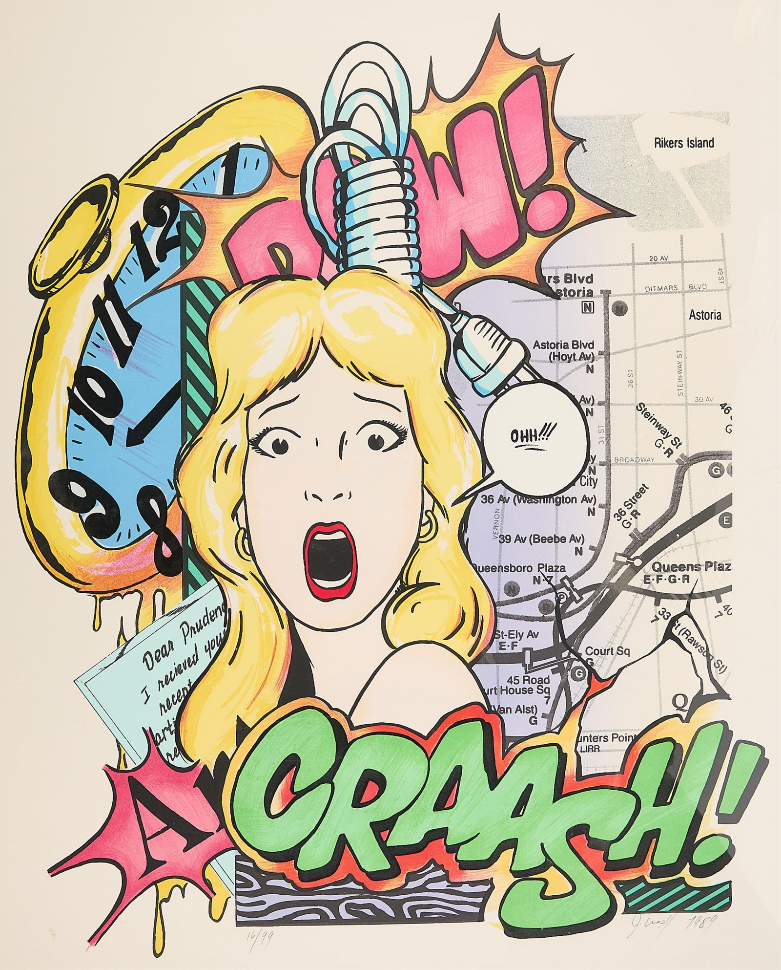 Crash "Dear Prudence" Screenprint 1989 (1 of 6)