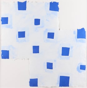 Mary Heilmann "White Water" Etching Pace 1990