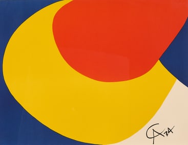Alex Calder "Convection" Serigraph Print 1974