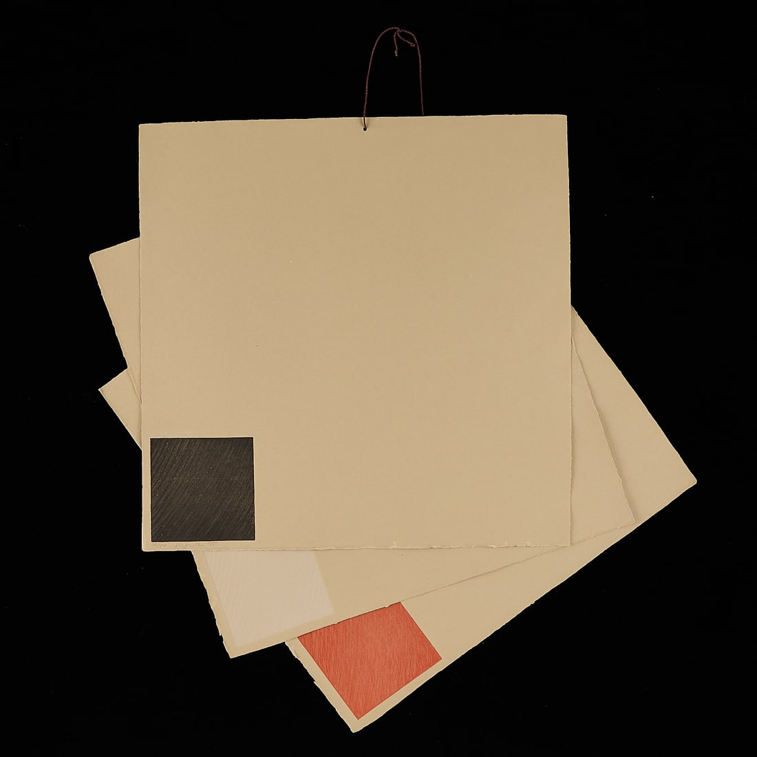 Set 3 Richard Smith "Russian II" Etchings 1975: Richard Smith (Russian, 1931-2016). Set of three etchings held together with string titled "Russian II," 1975. Pencil signed, dated, and numbered 20/50 along the lower left. (Sheet, each) Height: 20