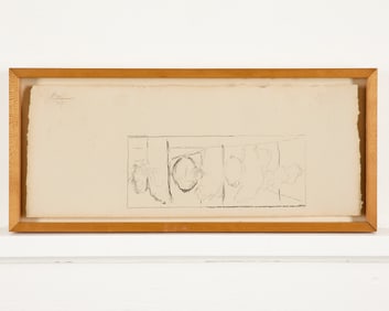 Robert Motherwell "Elegy Sketch" Lithograph