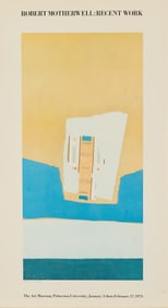 After Robert Motherwell "Recent Work: Poster 1973