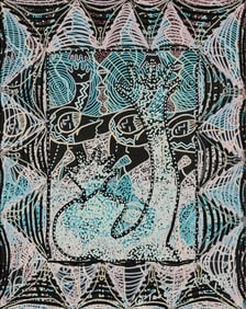 Ta-coumba T. Aiken "Give Me Your Love!" Painting