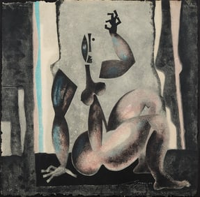 Byron Galvez "On Stage" Acryli-Graph 1989