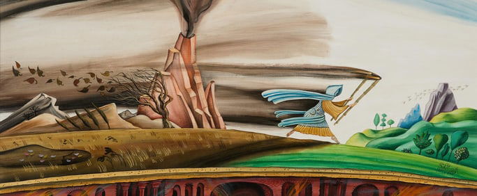 Gerald McDermott "Proserpina" Painting