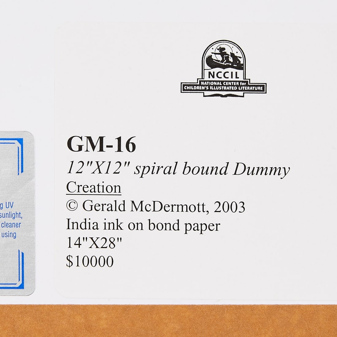 Gerald McDermott "Creation" Book Prototype 2003 - 5