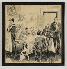 Orson Lowell Life Magazine Drawing 1898