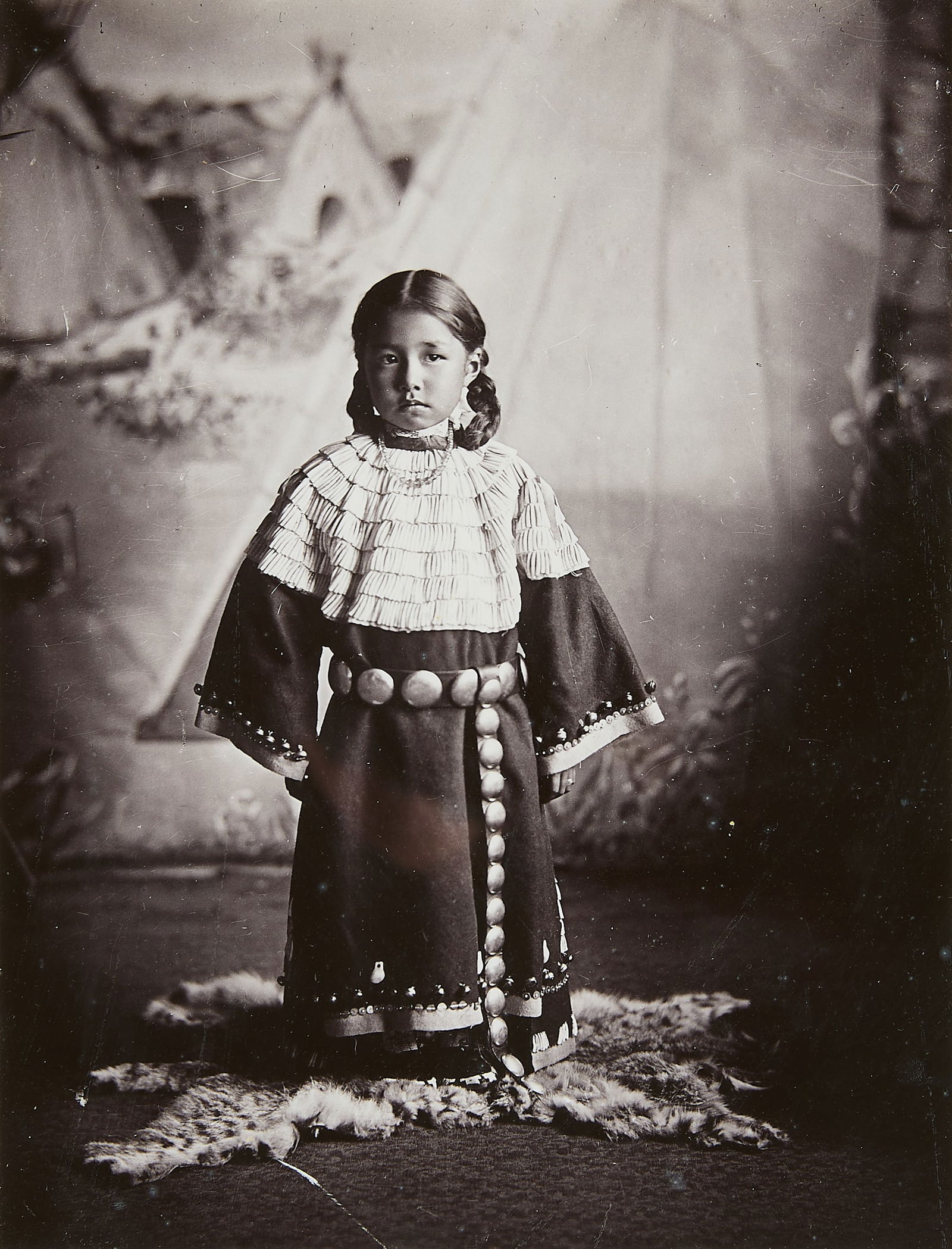 Frank Bennett Fiske "Dunn Girl' Photograph (1 of 4)