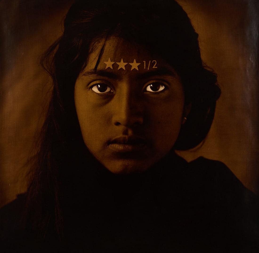 Luis Gonzalez Palma "Time Out" Photograph 2000: Luis Gonzalez Palma (Guatemalan, b. 1957). Hand-painted gelatin silver print photograph titled "Time Out," 2000. Signed, titled, dated, numbered 10/10 in pencil along verso.Provenance: Weinstein Galle