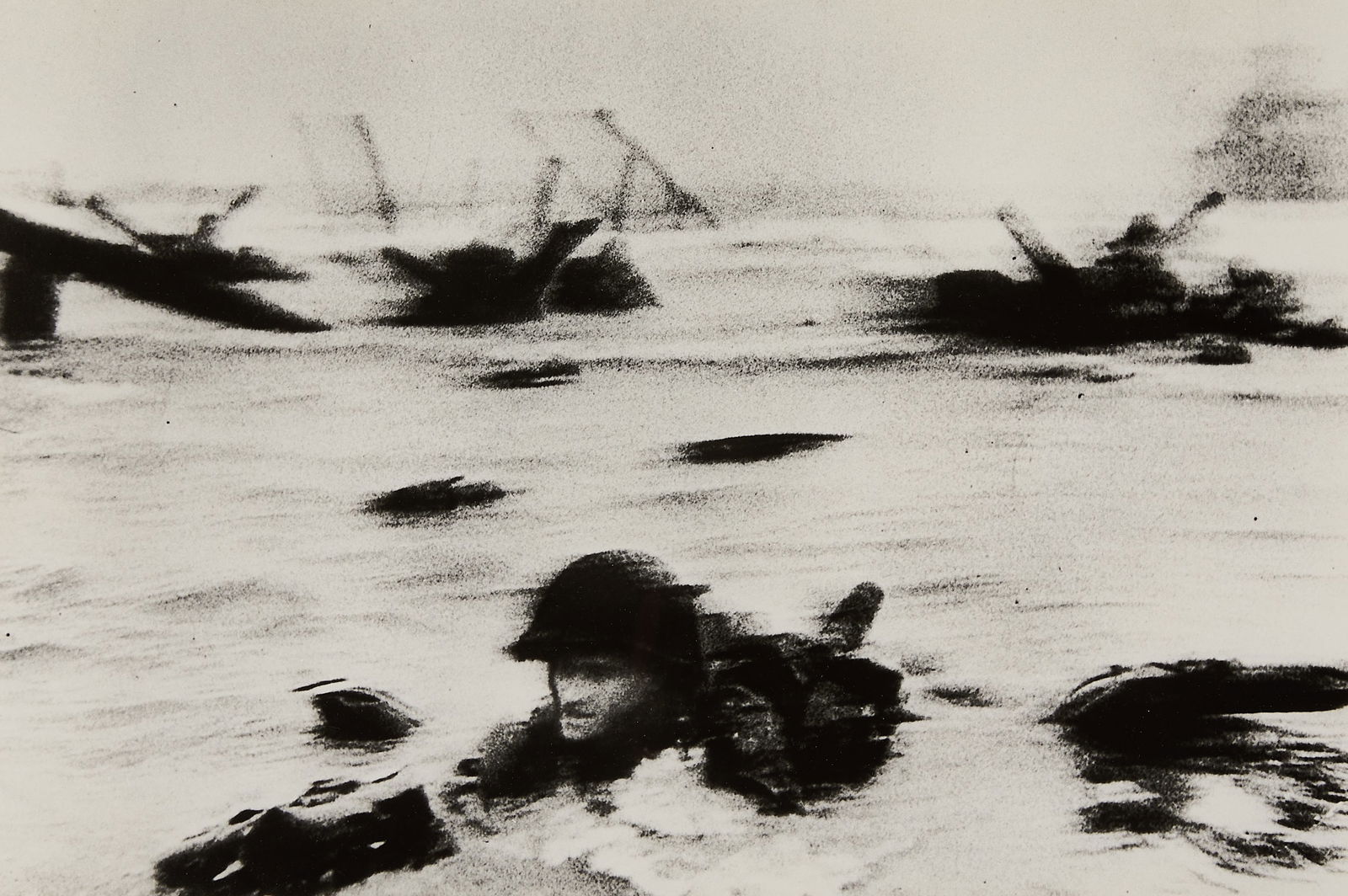 Robert Capa "D-Day Landing Omaha Beach" Photo (1 of 4)