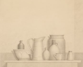 William Bailey Still Life Lithograph 1993