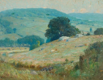 Nicholas Brewer Landscape Painting 1920s