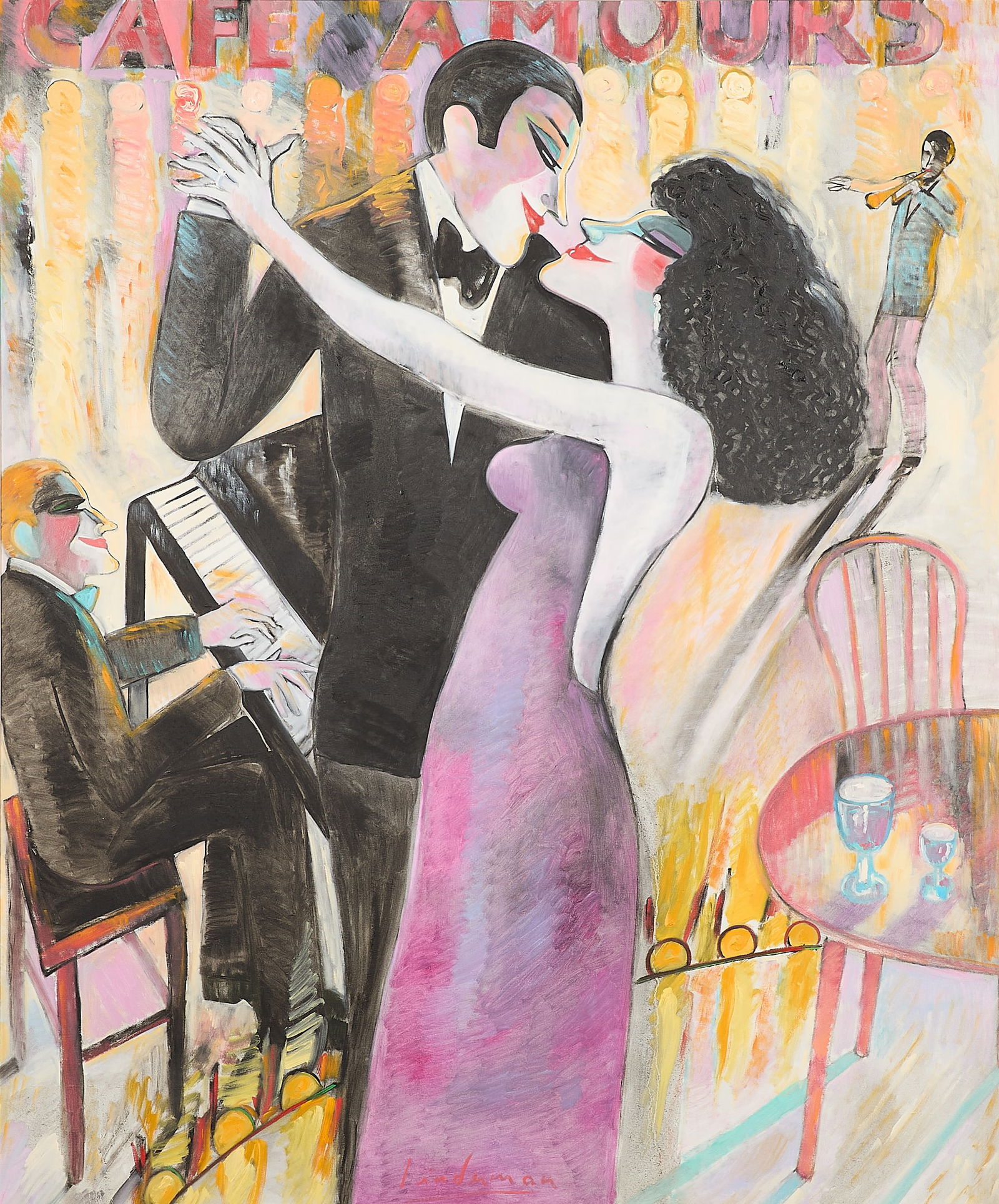 Earl Linderman "Dancing in the Dark" Painting (1 of 8)