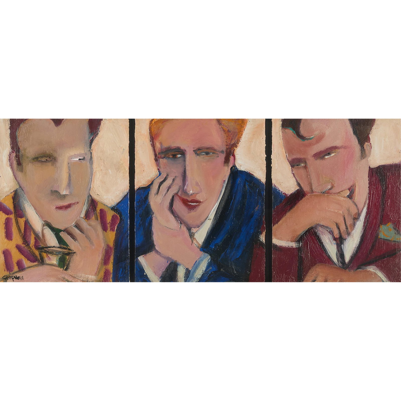 Sandra Jones Campbell "Three Great Minds" O/B (1 of 7)