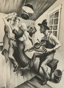 Thomas Hart Benton "I Got a Gal..." Lithograph