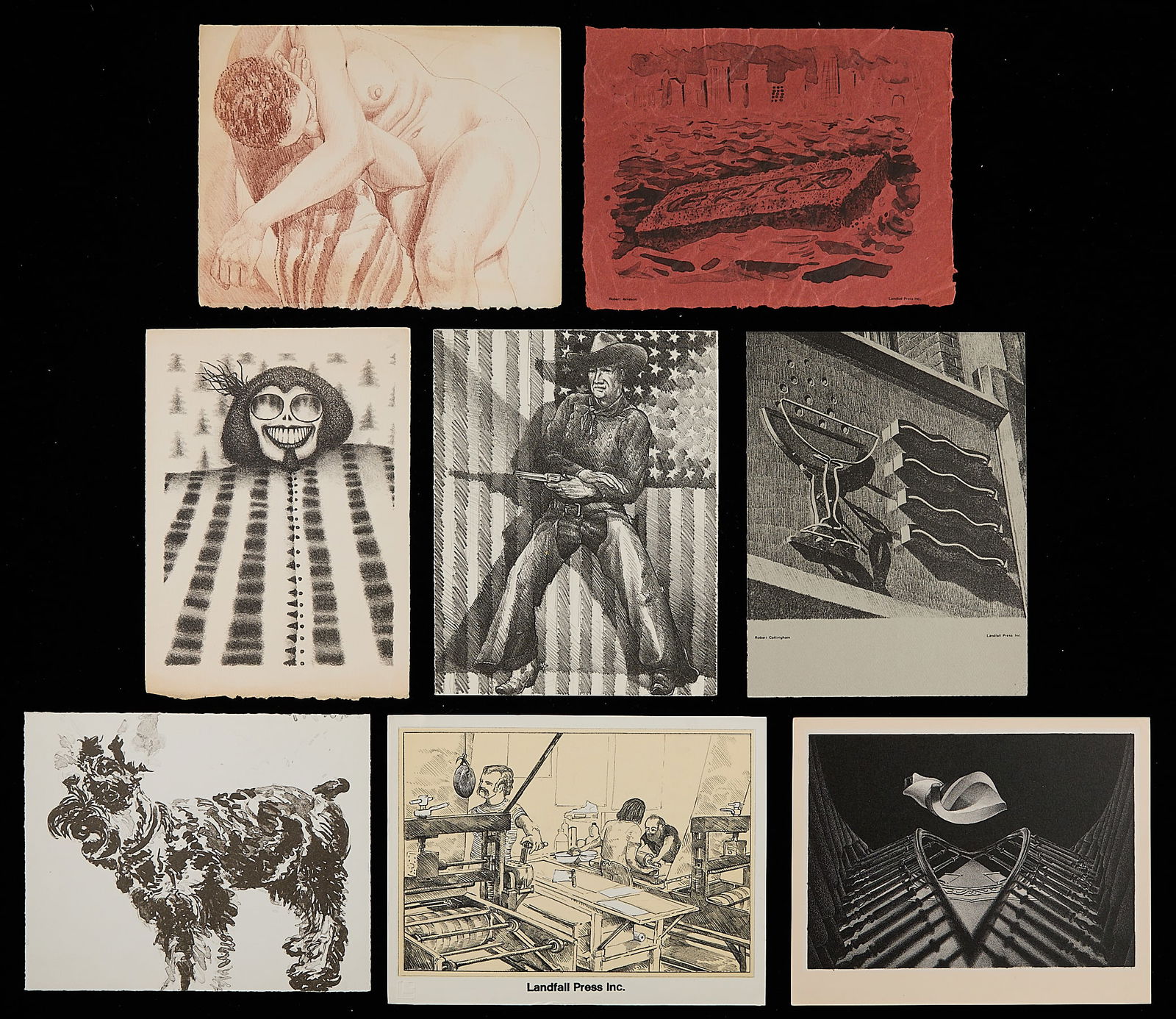 7 Landfall Press Published Lithograph Prints (1 of 10)