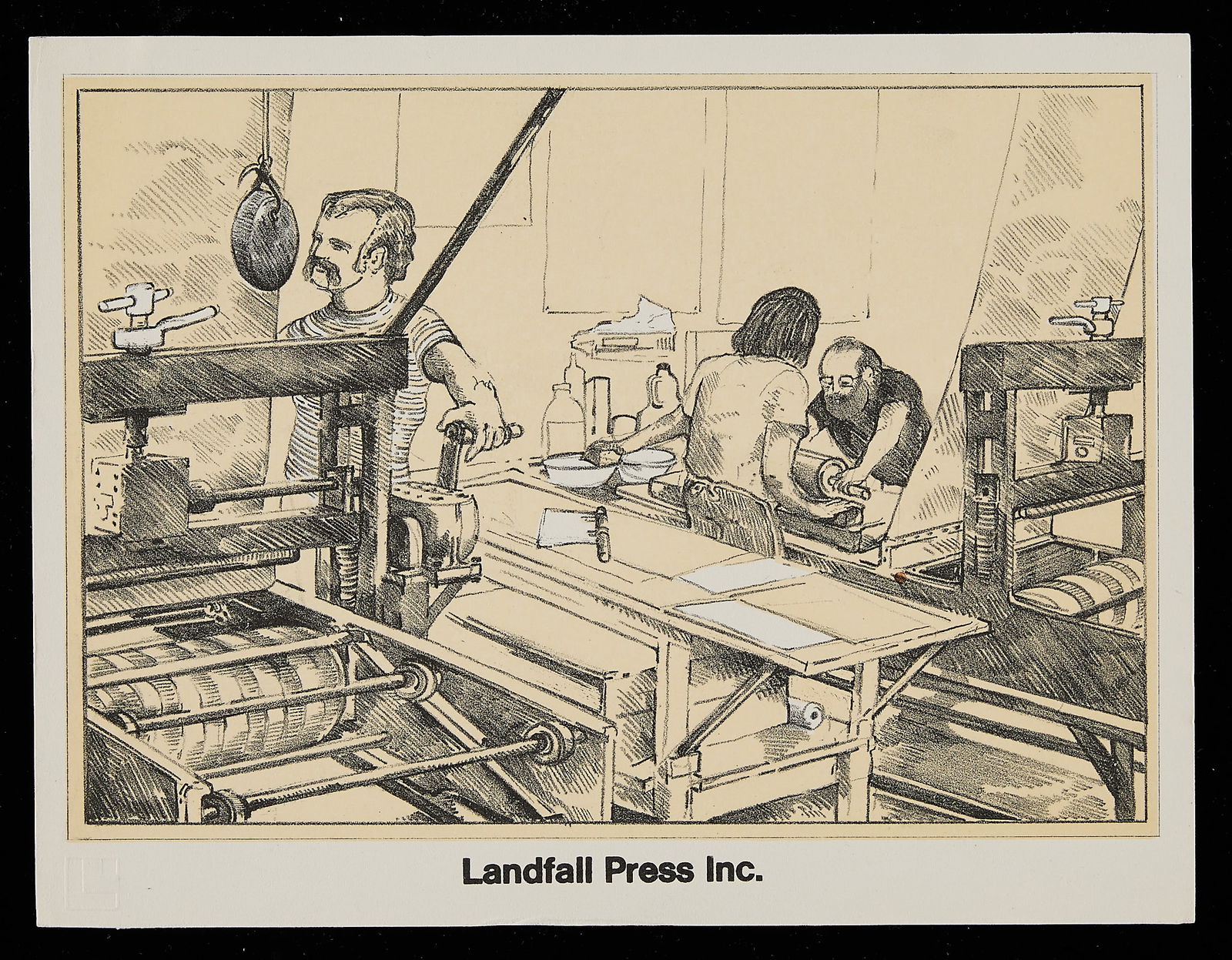 7 Landfall Press Published Lithograph Prints - 2