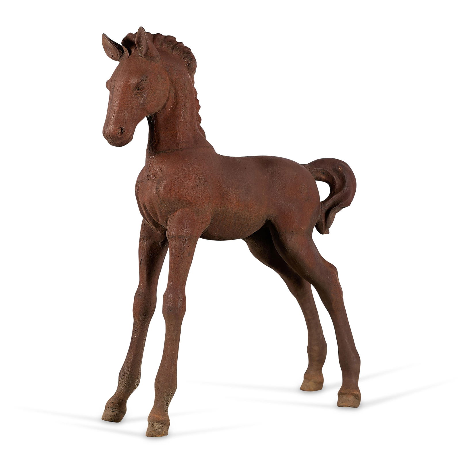 Life Size Cast Iron Foal Sculpture (1 of 6)