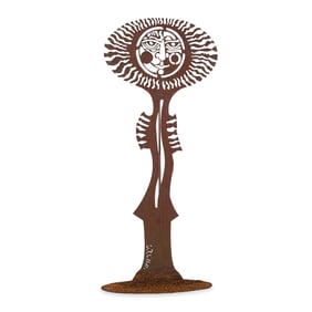 Donald Drumm "Sun Totem" Metal Sculpture