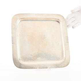 Porter Blanchard Sterling Silver Tray - 28.38 ozt
