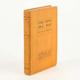 H. G. Wells "The Invisible Man" 1st Edition 1897