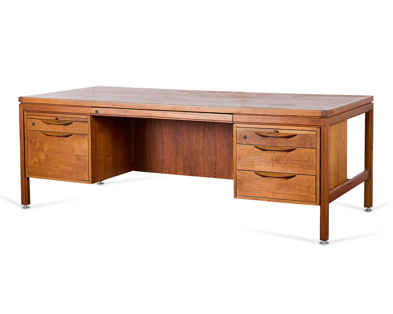 Jens Risom Danish MCM Wooden Executive Desk (1 of 7)
