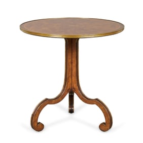 Theodore Alexander Regency Style Wood Side Table