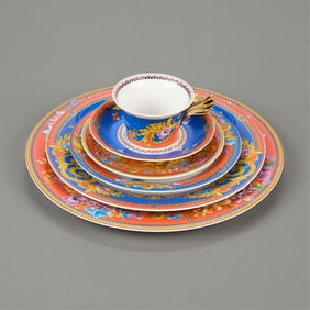 Set 6 Versace for Rosenthal "Primavera" Dishes