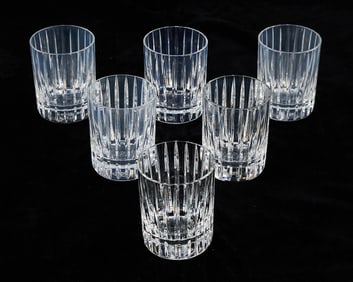 Set 6 Baccarat "Harmonie" Old Fashion Glasses