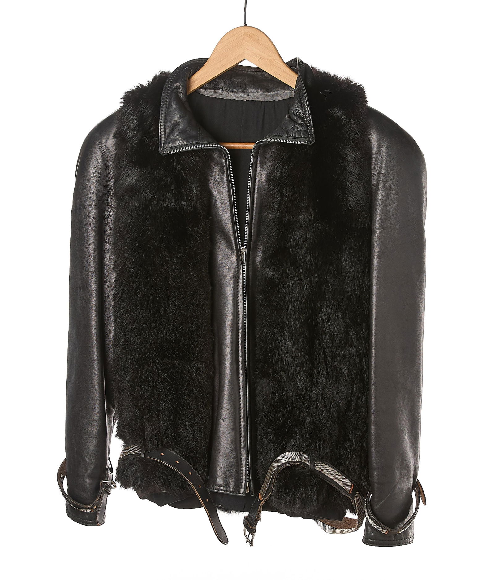 Black Fur Gianni Versace Jacket Vest (1 of 7)