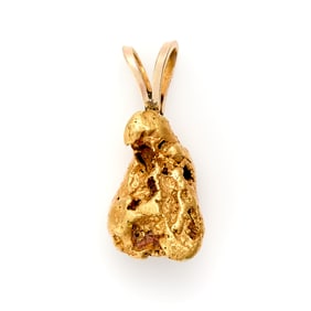 Gold Nugget Pendant