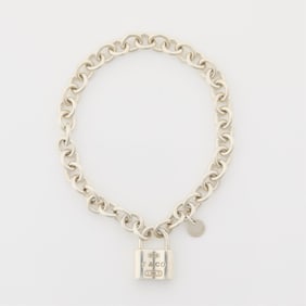 Tiffany Sterling Silver Lock Bracelet .820 ozt