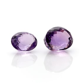 Oval Amethysts 16.95 CT & 9.01 CT