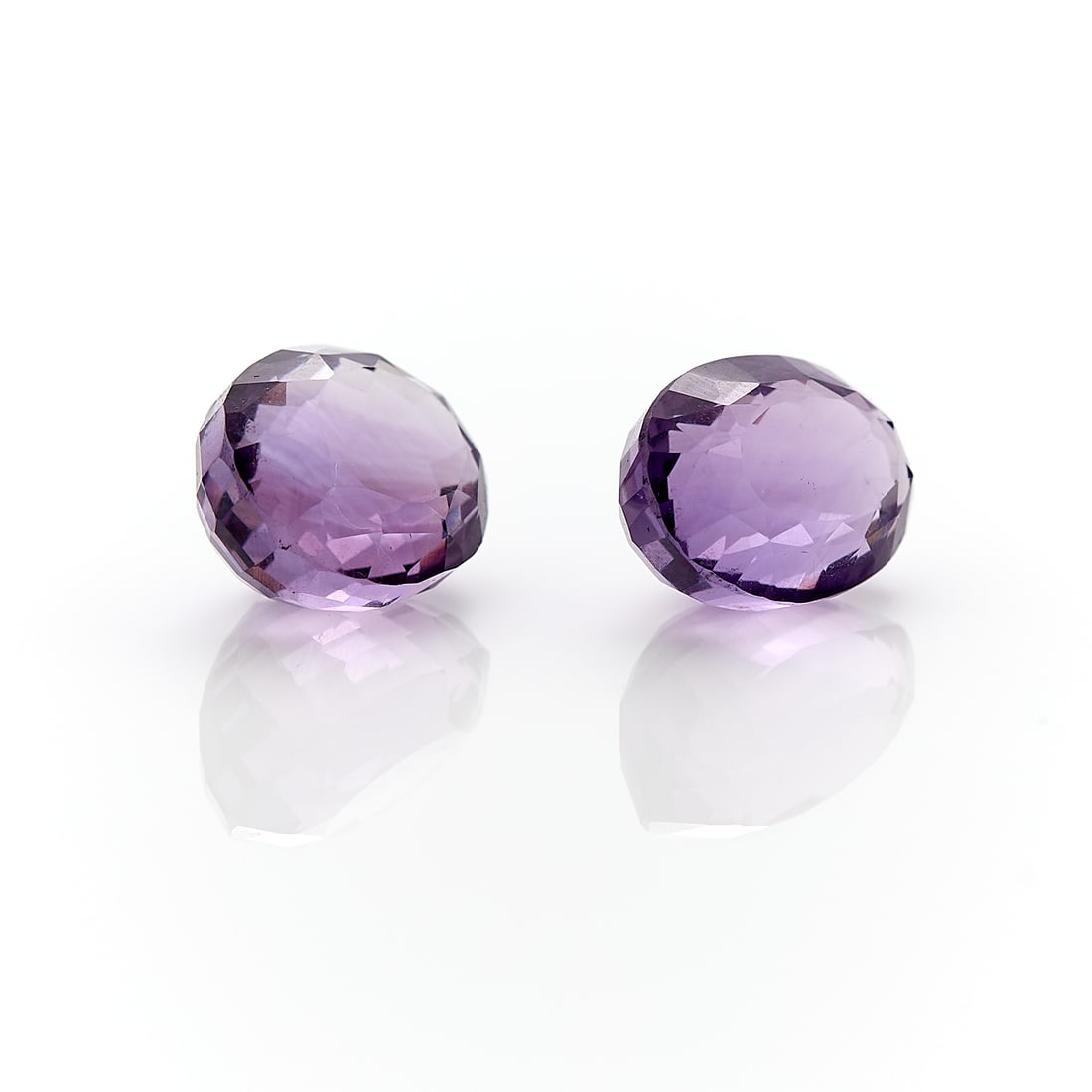 2 Oval Cut Amethysts 18.05 CTW (1 of 3)