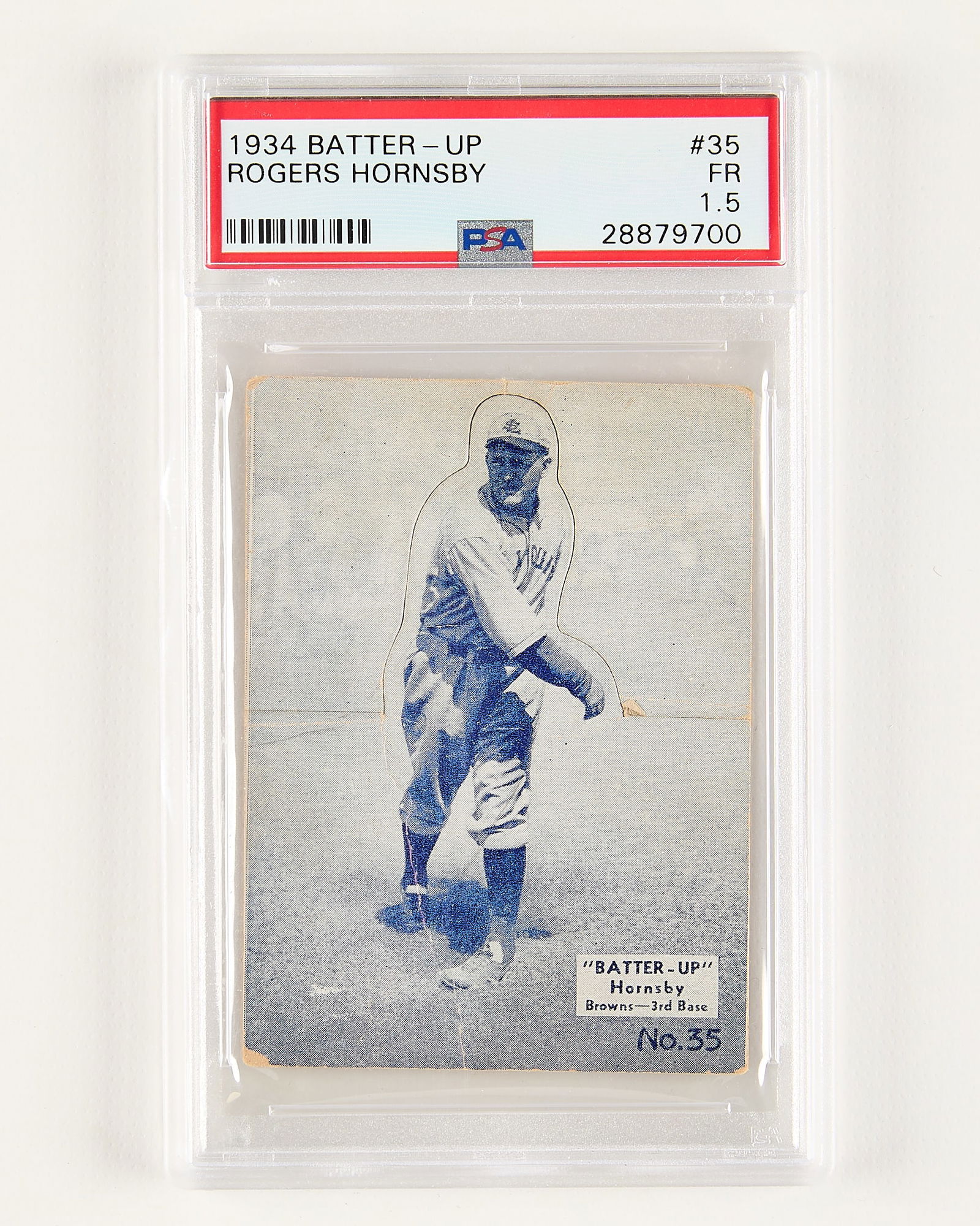 1934 Batter-Up Rogers Hornsby PSA 1.5 (1 of 2)