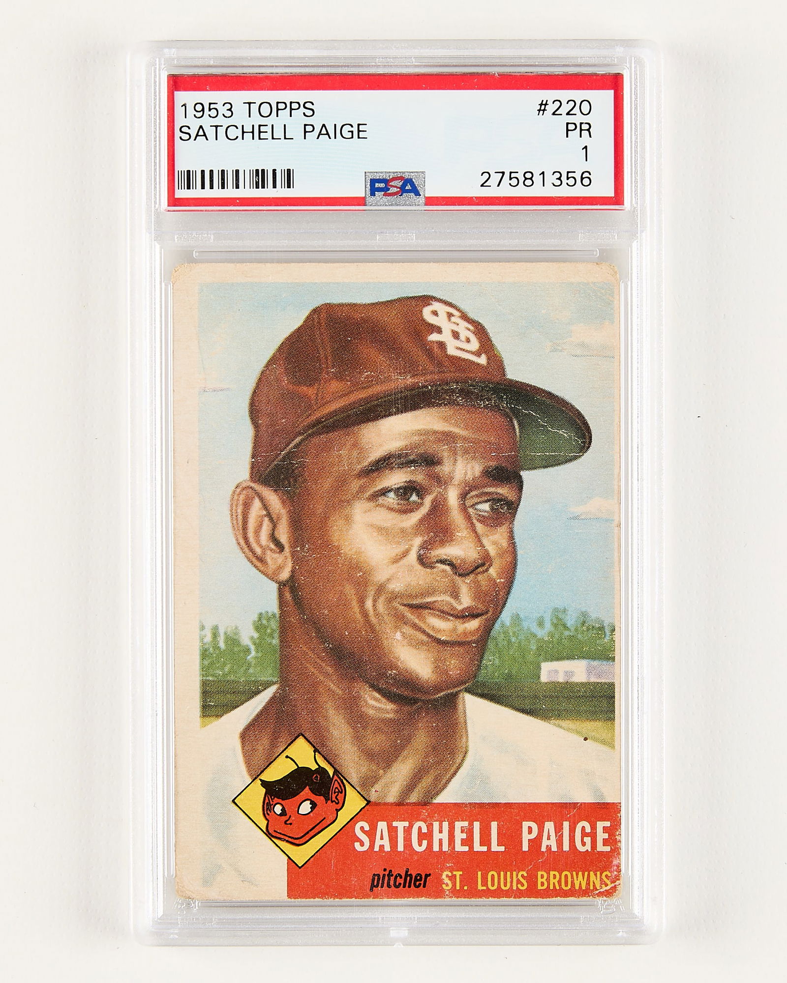1953 Topps #220 Satchell Paige PSA 1 (1 of 2)