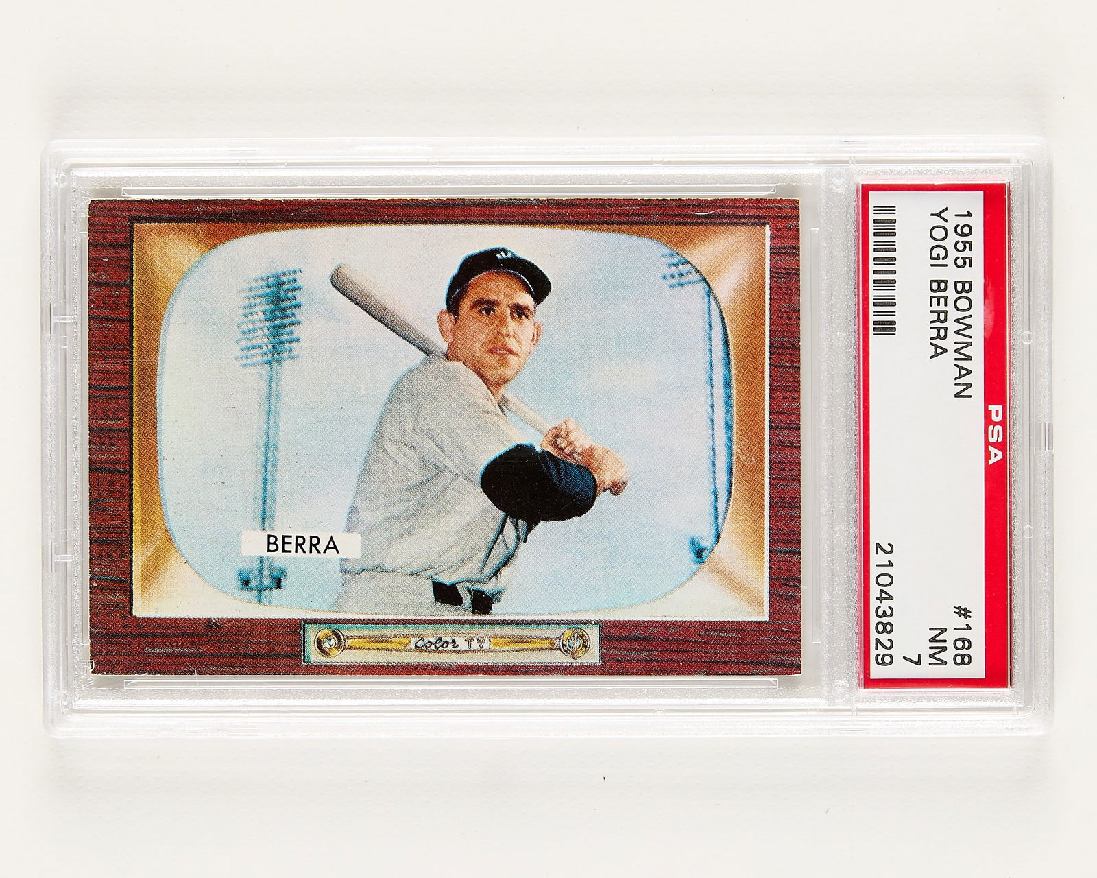 1955 Bowman #168 Yogi Berra PSA 7 (1 of 2)