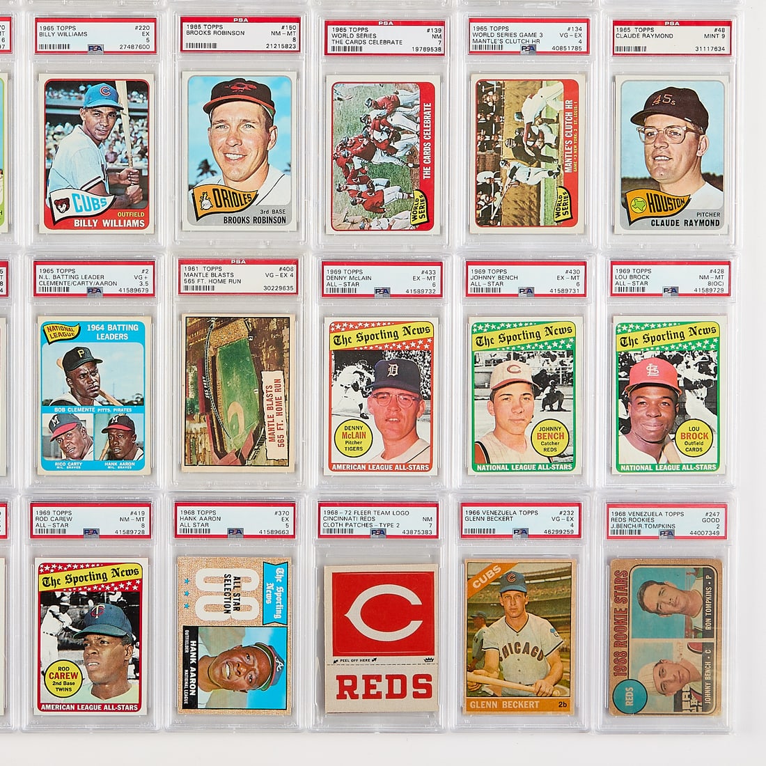 37 1960s Topps PSA/DNA Graded Hall of Famers (1 of 6)