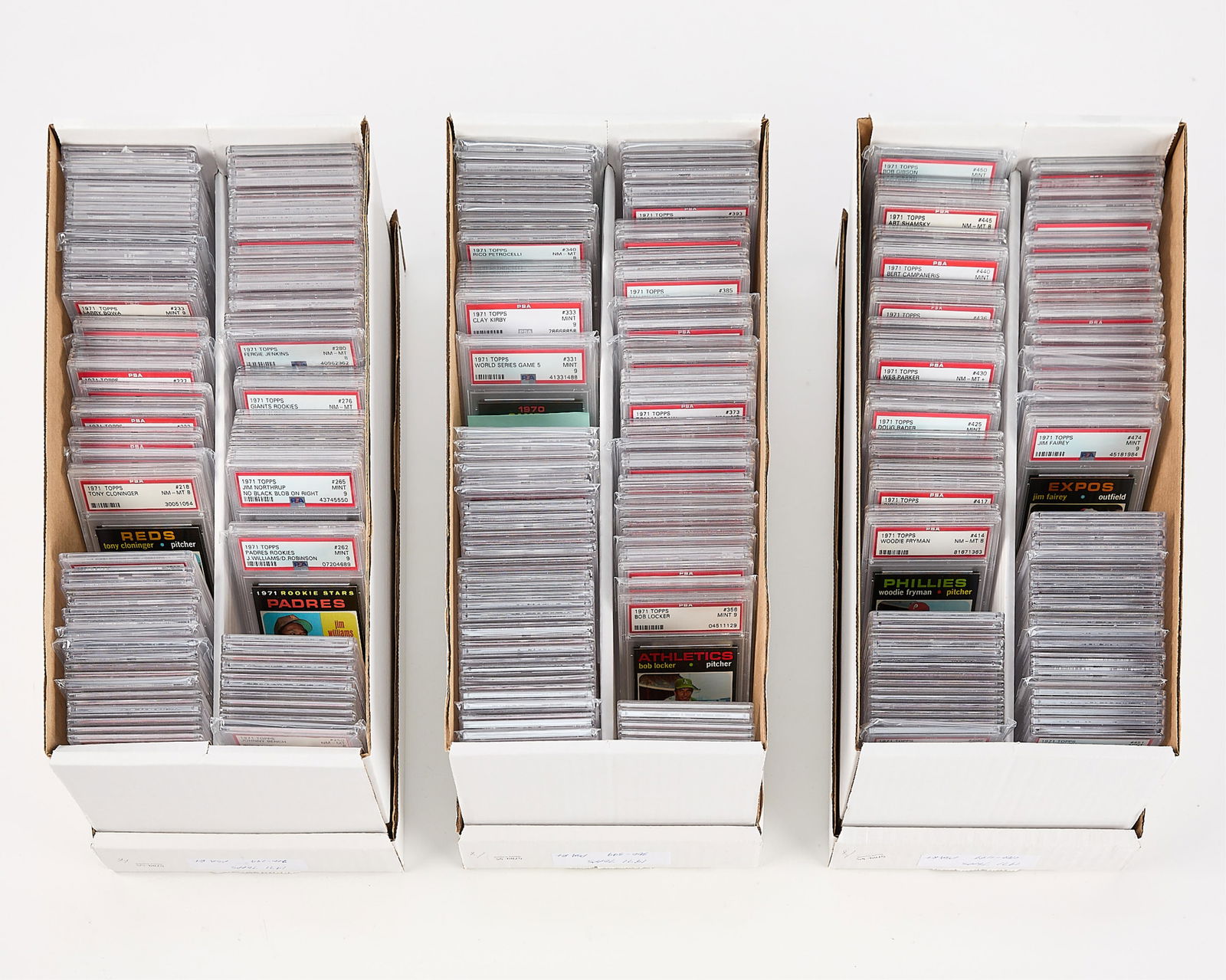 1971 Topps Complete Basic Set PSA 8+ - 3rd Finest - 6