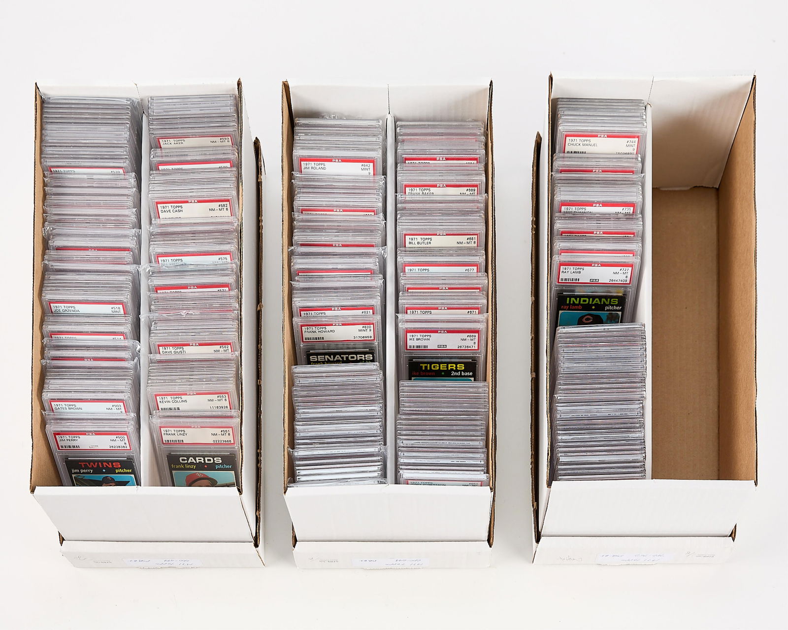 1971 Topps Complete Basic Set PSA 8+ - 3rd Finest - 7