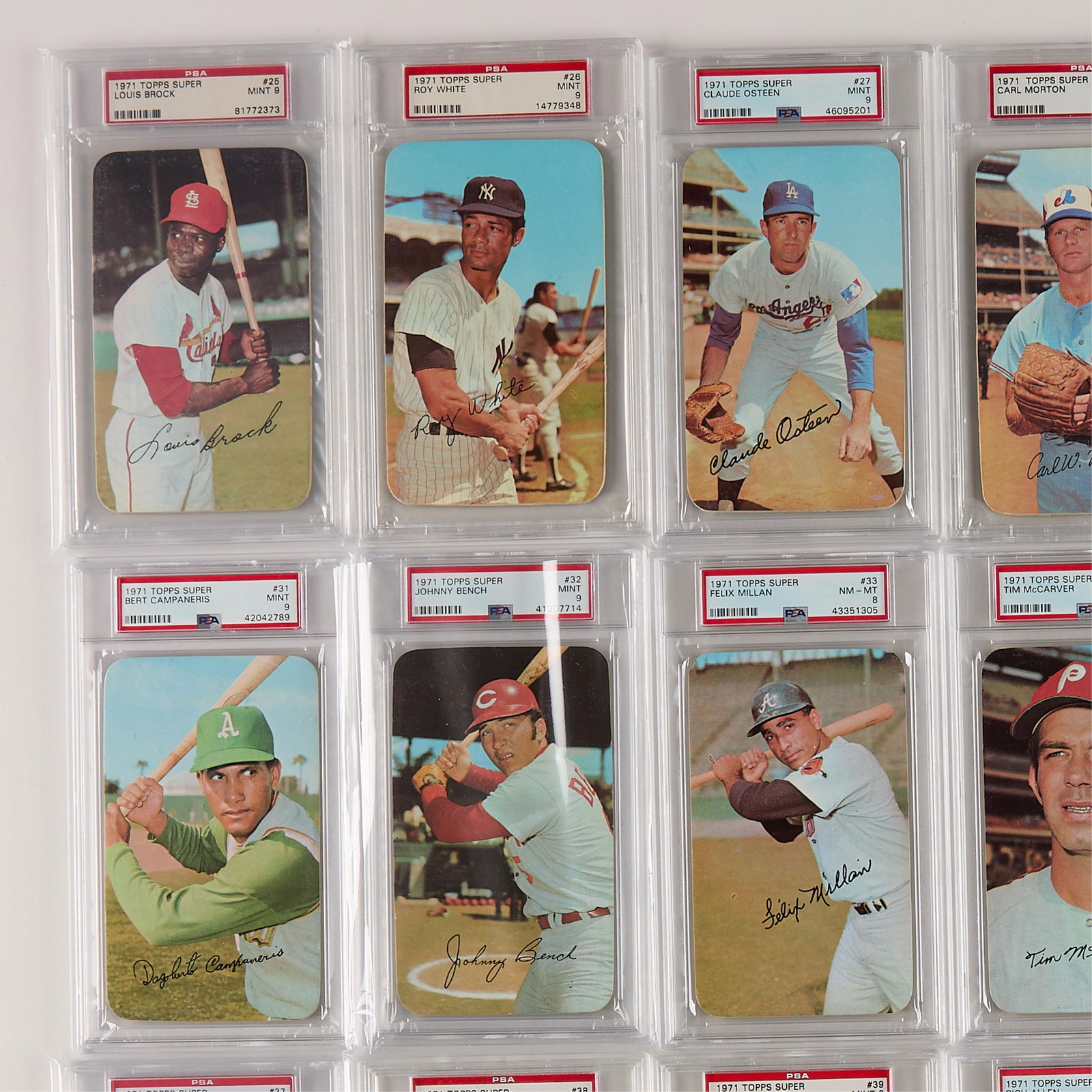Complete Set 1971 Topps Super Graded - 11