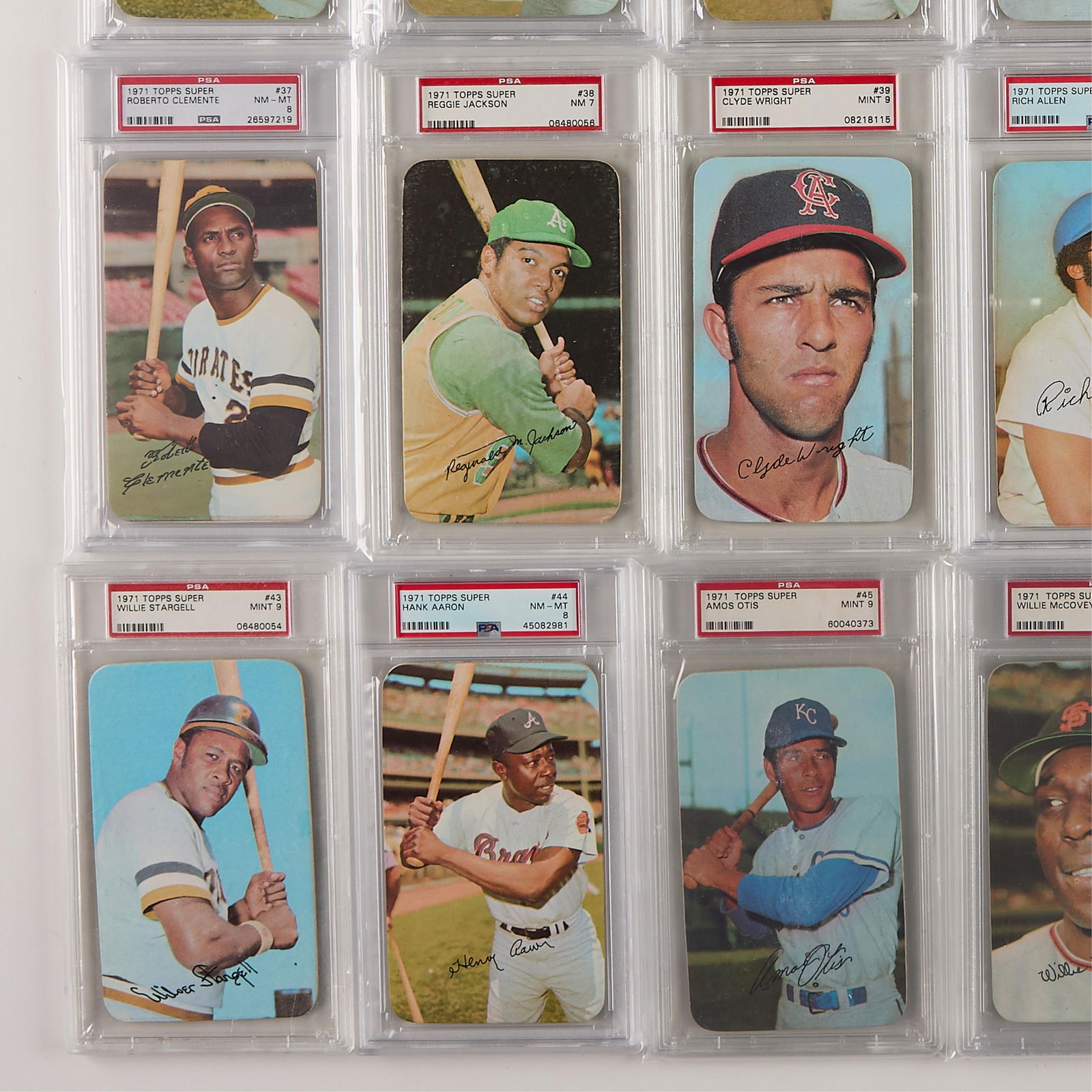 Complete Set 1971 Topps Super Graded - 13