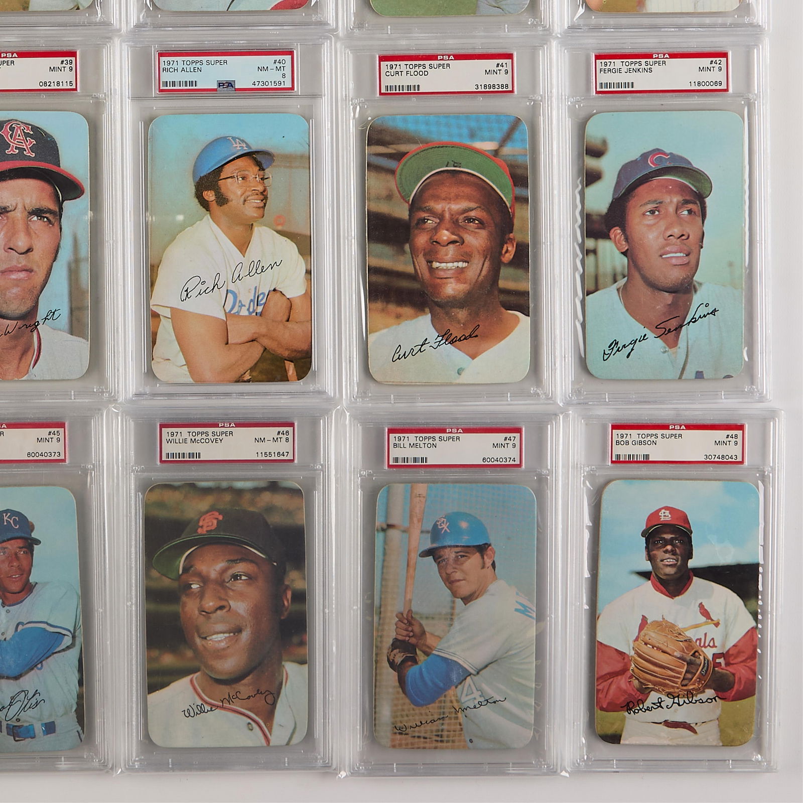 Complete Set 1971 Topps Super Graded - 14