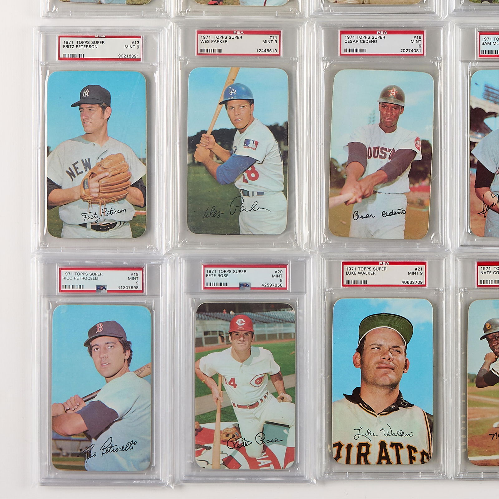 Complete Set 1971 Topps Super Graded - 9