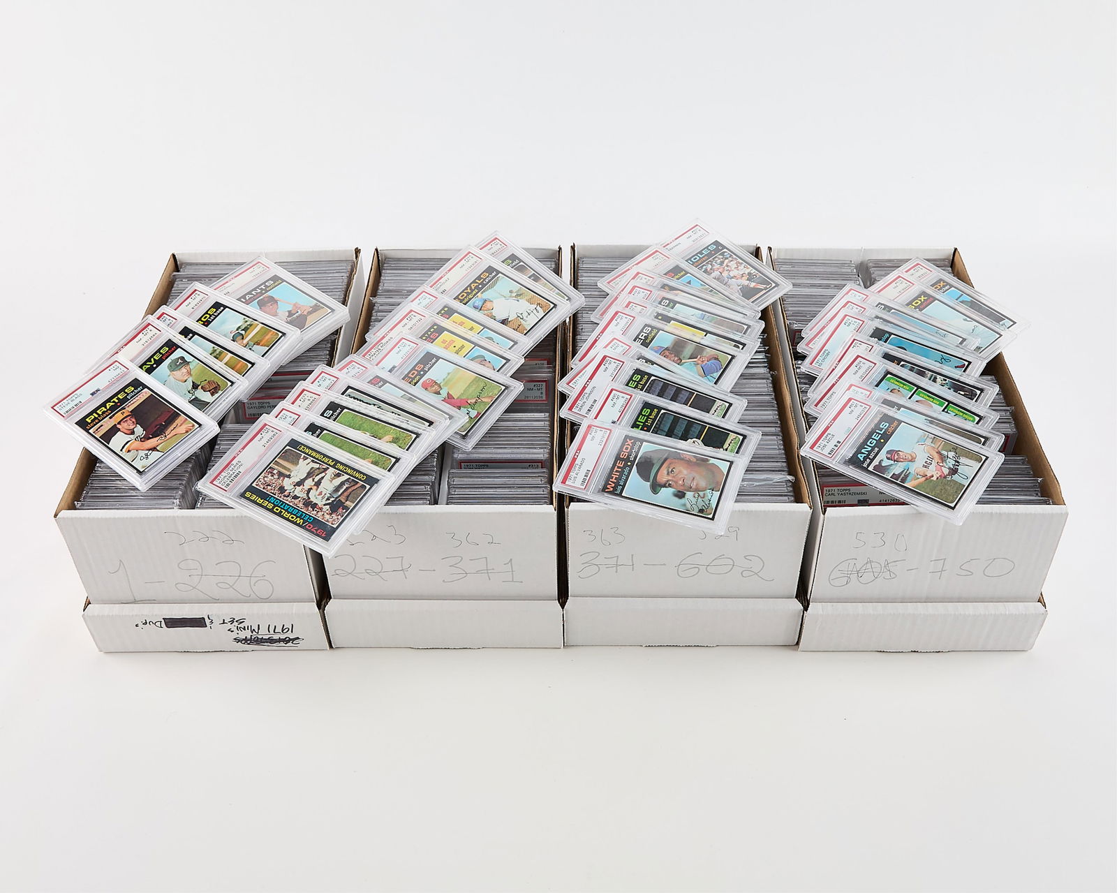 Partial Set 1971 Topps Basic Graded - 4