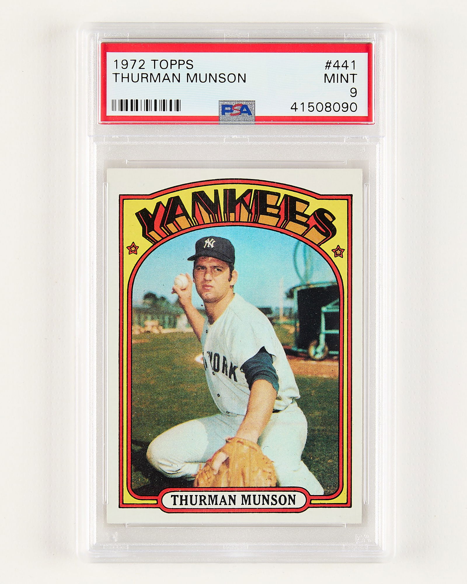 1972 Topps #441 Thurman Munson PSA 9 (1 of 2)